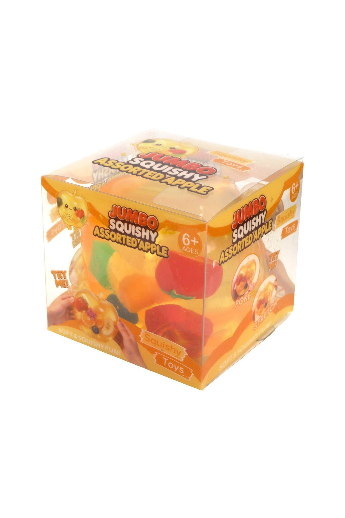 3 Inch Coconut Oil Jelly Apple Fruit Zero Rebound Squishy: APPLE / ONE SIZE