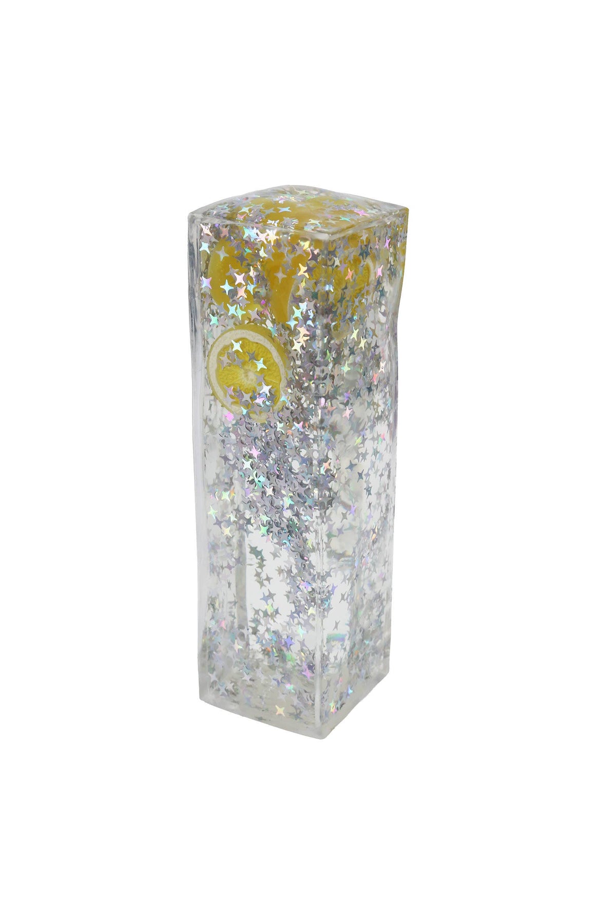 Glittery Fruit Butter Coconut Oil Jelly Zero Rebound Squishy: ASSORTED / ONE SIZE