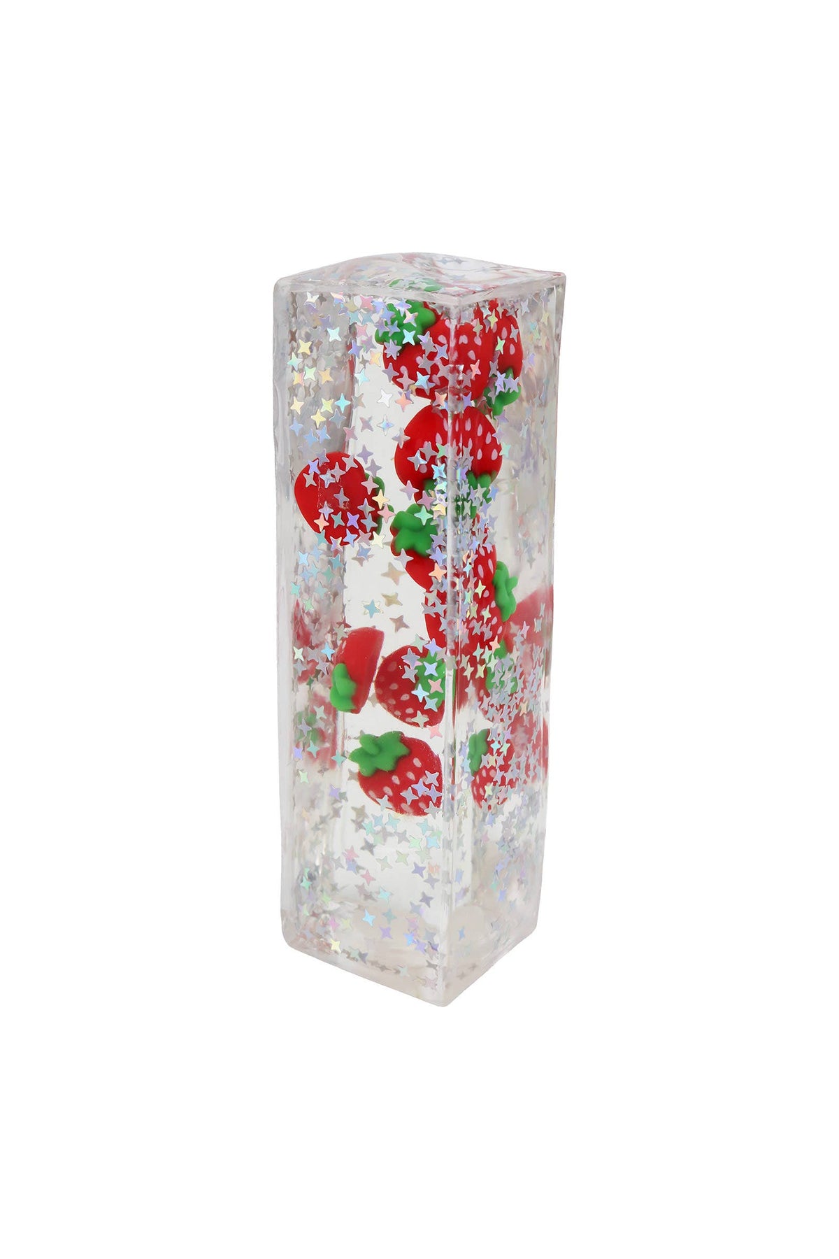 Glittery Fruit Butter Coconut Oil Jelly Zero Rebound Squishy: ASSORTED / ONE SIZE