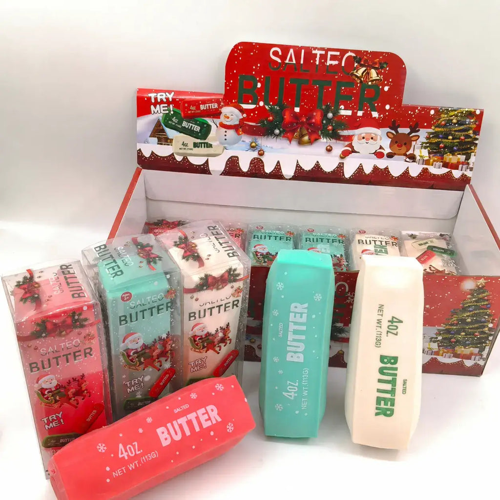 Christmas Crunchy Butter Bar ASMR Squishy Stress Toy: Random