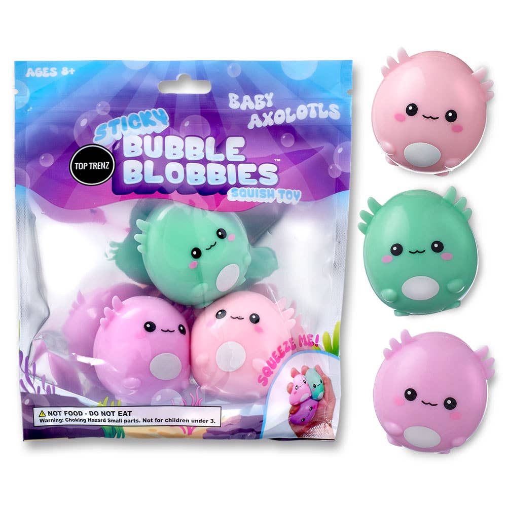 Sticky Bubble Blobbies - Baby Axolotls