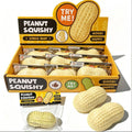 Crunchy Brick Small Peanut 12pcs Yellow Stress Relief Ball Squishy Sensory Fidget Toy Food Shape Kawaii Squeeze Toy Happy Fun Park