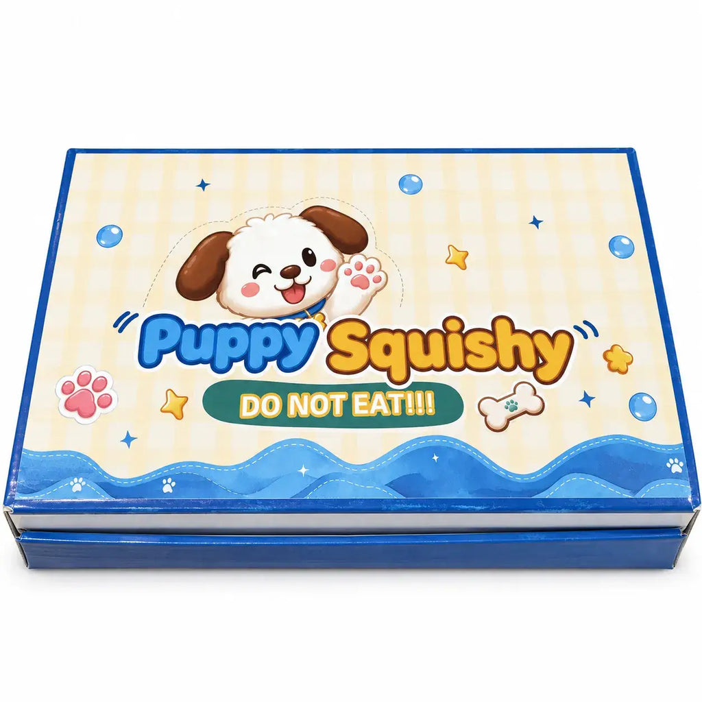 Cute Crunchy Pug Dog Block Squishy Toy: Pug Dog