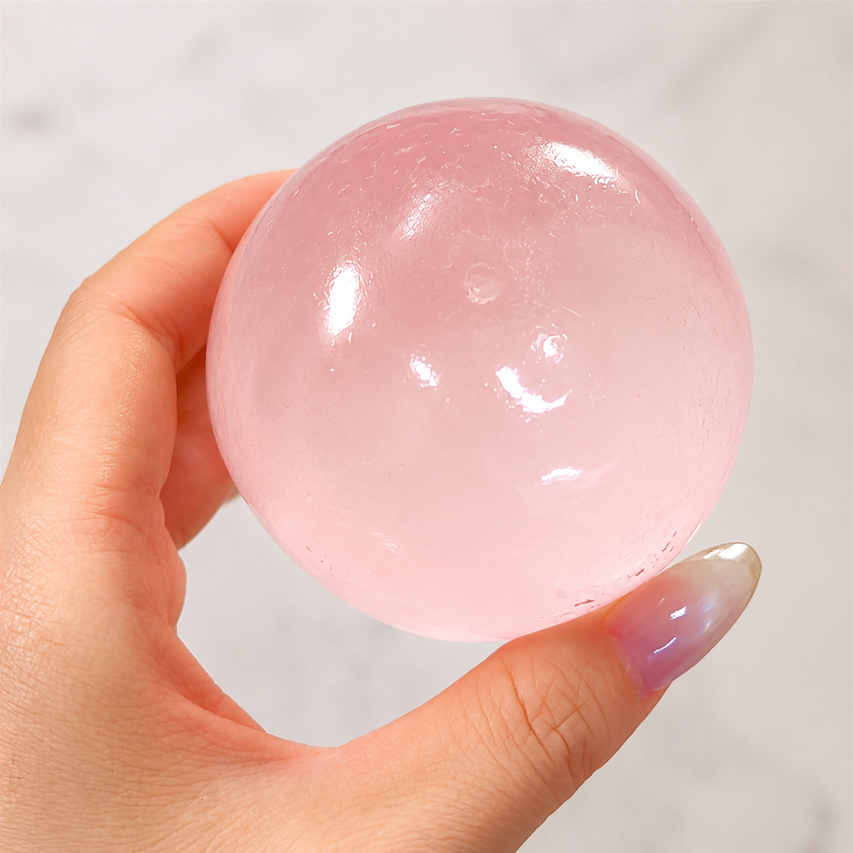 Coconut-shaped squishy stress relief toy with a soft gel fil: Blue / OS