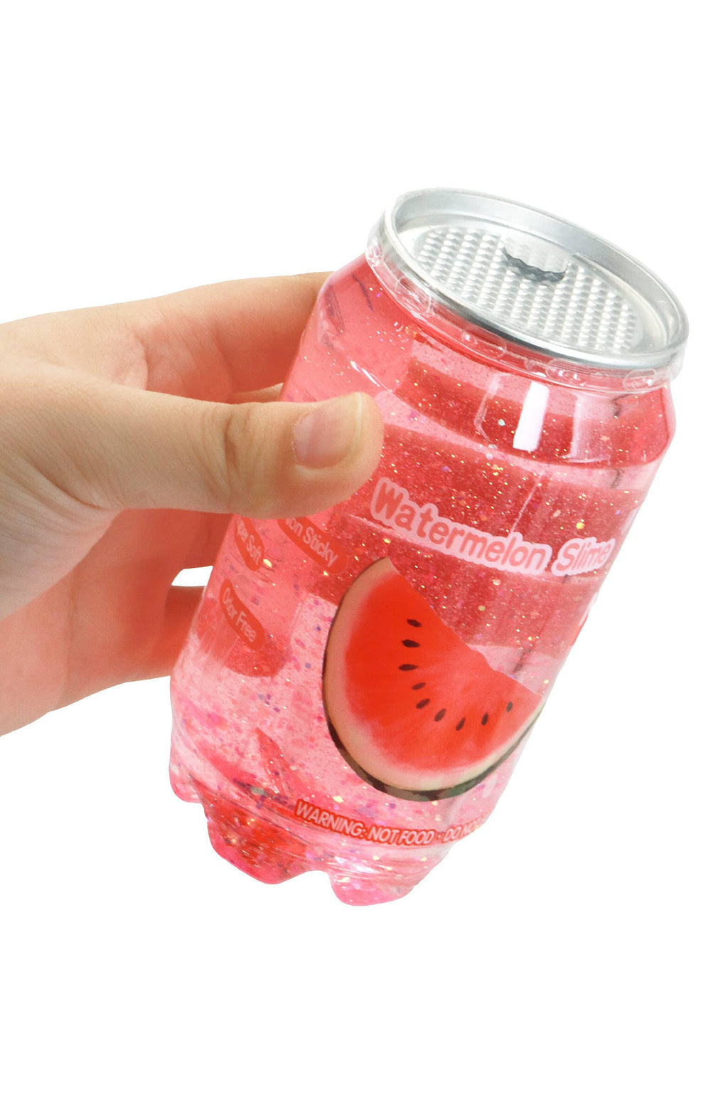 Sparkling Pink Fruit Variety Soda Can Glitter Slime: ASSORTED / ONE SIZE