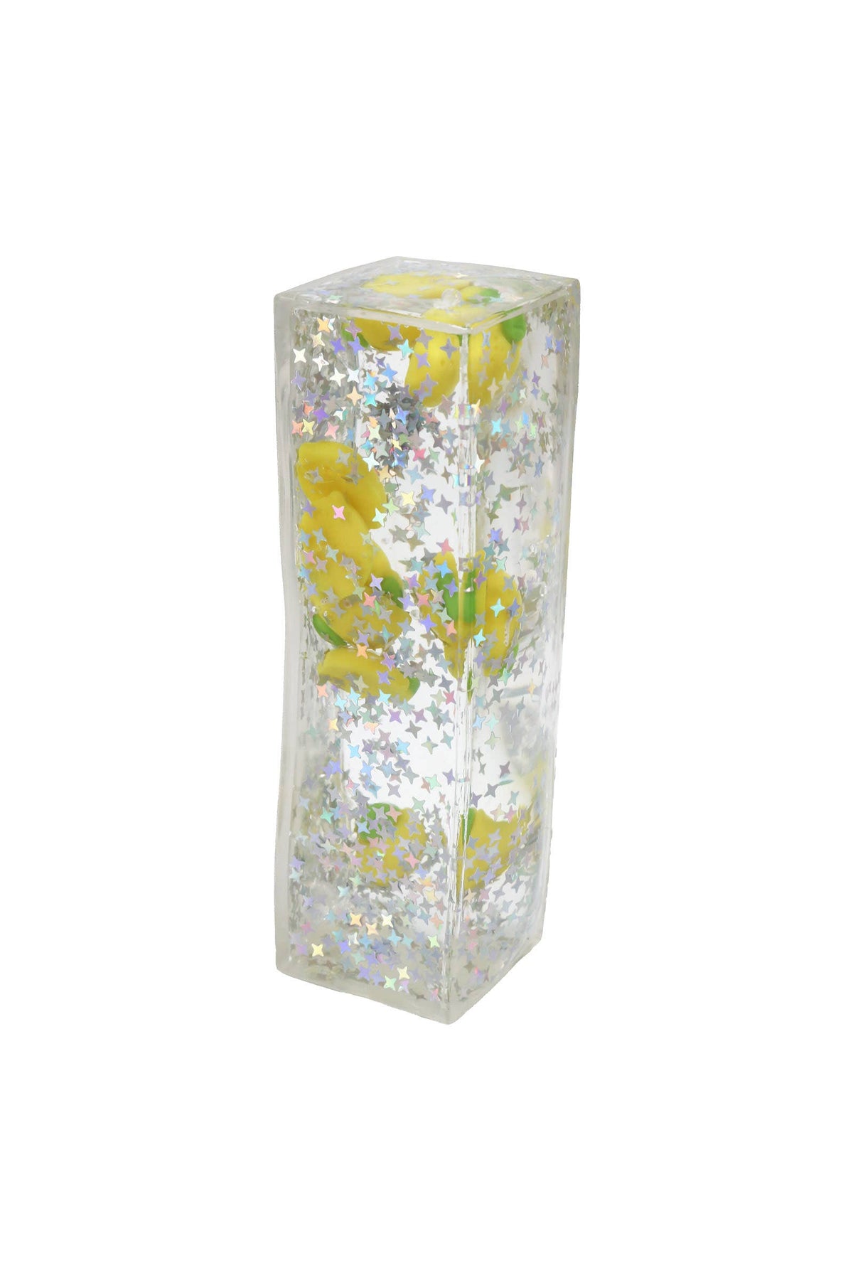 Glittery Fruit Butter Coconut Oil Jelly Zero Rebound Squishy: ASSORTED / ONE SIZE