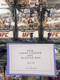 2026 TOPPS CHROME UFC BLASTER BOX