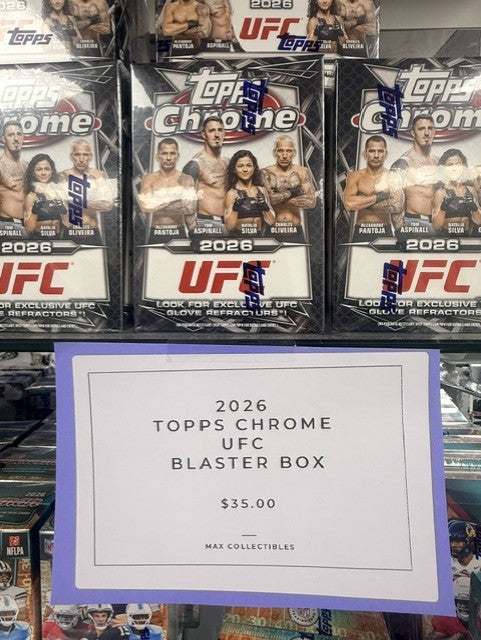 2026 TOPPS CHROME UFC BLASTER BOX