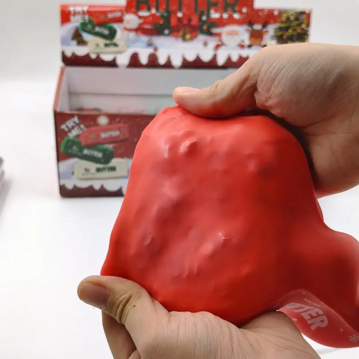 Christmas Crunchy Butter Bar ASMR Squishy Stress Toy: Random