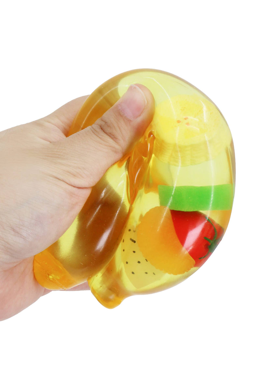 6.5 Inch Coconut Oil Jelly Banana Fruit Zero Rebound Squishy: BANANA / ONE SIZE