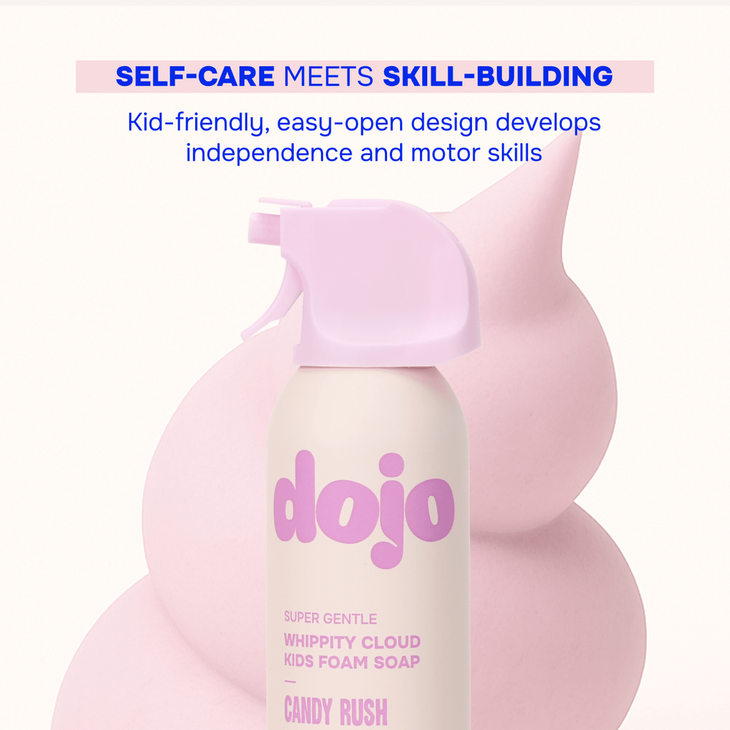 Dojo Kids Squishy Foam Soap, Gentle Ingredients, Bath Toy: Candy Rush
