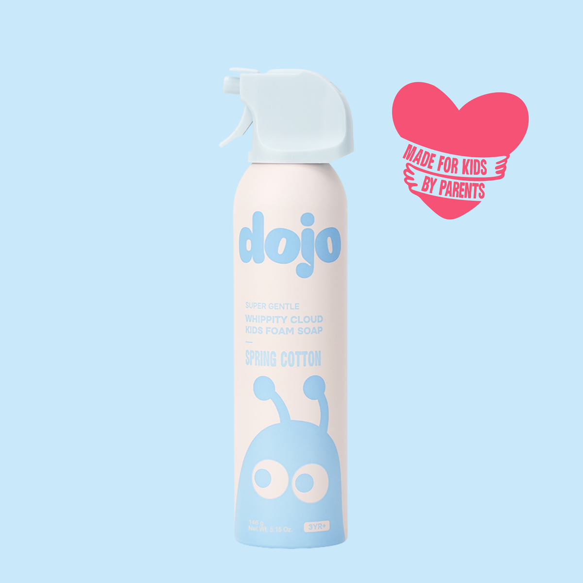Dojo Kids Squishy Foam Soap, Gentle Ingredients, Bath Toy: Candy Rush