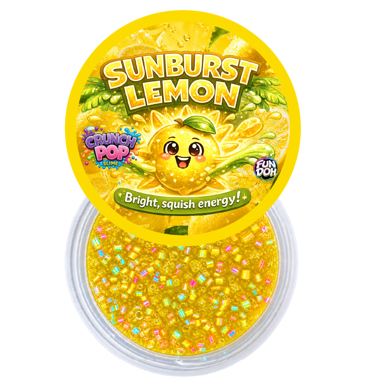 Fun Doh Crunch Pop Color Sensory Squishy Slime - 12/Display: Wholesale Price