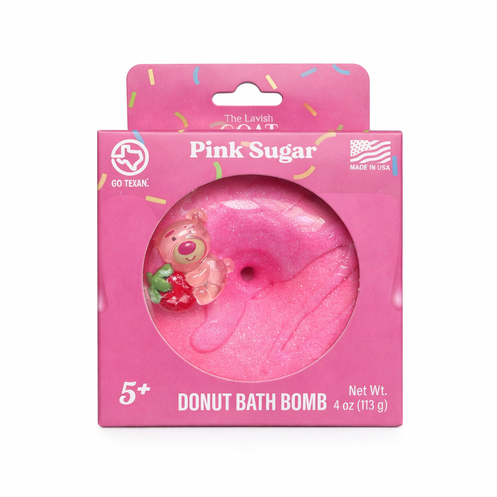 Pink Sugar Donut Bath Bomb (Prize Bomb)