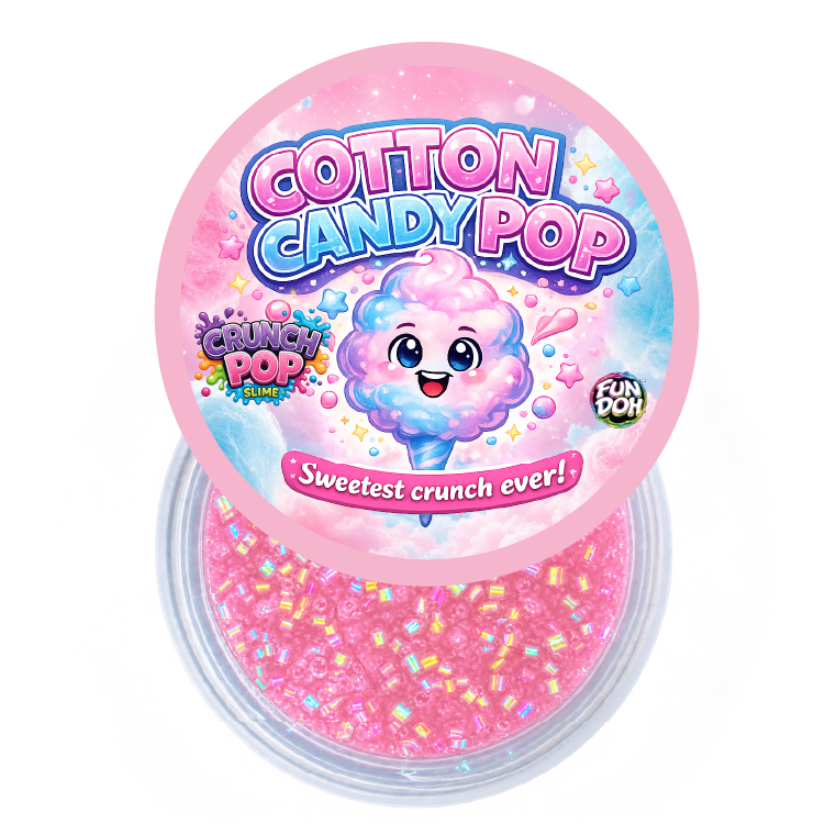 Fun Doh Crunch Pop Color Sensory Squishy Slime - 12/Display: Wholesale Price