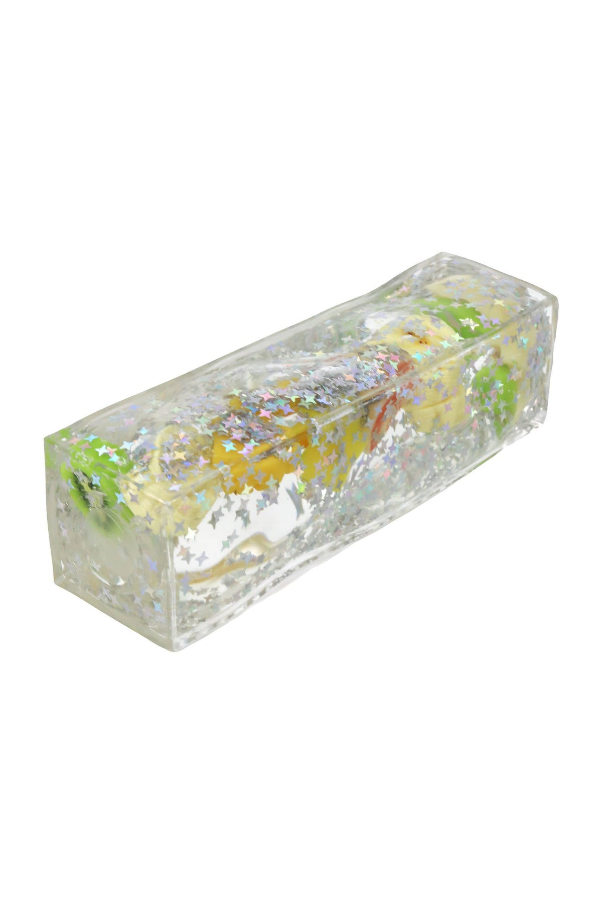 Glittery Fruit Butter Coconut Oil Jelly Zero Rebound Squishy: ASSORTED / ONE SIZE
