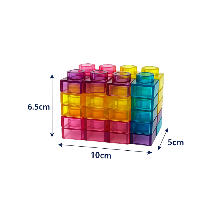 Fun Doh Squish Blocks Building Fidget Sensory Toy- 6/Display: Wholesale Price