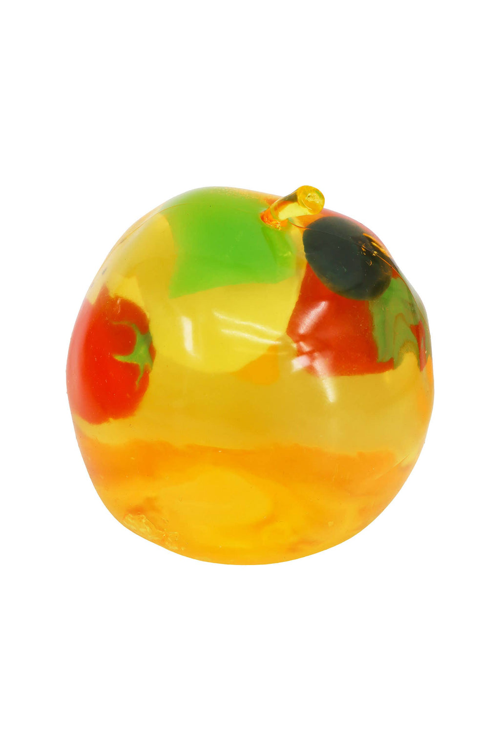 3 Inch Coconut Oil Jelly Apple Fruit Zero Rebound Squishy: APPLE / ONE SIZE