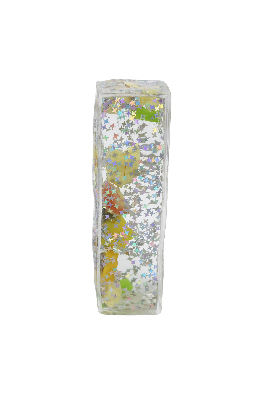 Glittery Fruit Butter Coconut Oil Jelly Zero Rebound Squishy: ASSORTED / ONE SIZE