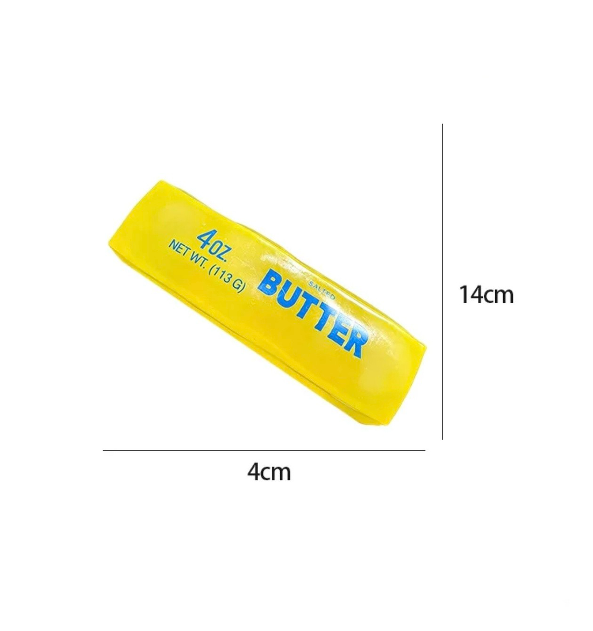 Yellow Vaseline Butter Stick 12pcs Stress Relief Ball Creamy Soft Squishy Slow Rising Squeeze Toy Kawaii Fidget Sensory Toy