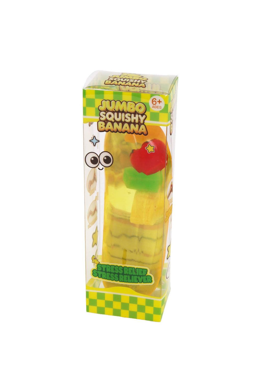 6.5 Inch Coconut Oil Jelly Banana Fruit Zero Rebound Squishy: BANANA / ONE SIZE