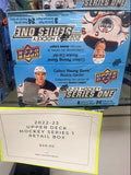 2022-23 UPPER DECK HOCKEY SERIES 1 RETAIL BOX