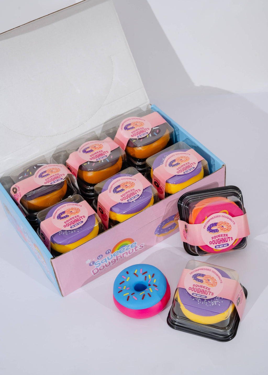 Squishy Doughnut 12 Pack case