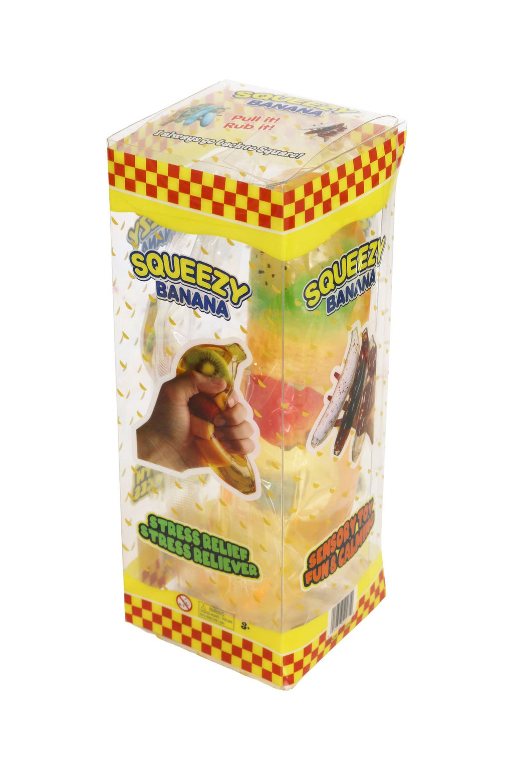 6 Inch Clear Thick Maltose Banana Fruit Slow Rebound Squishy: BANANA / ONE SIZE