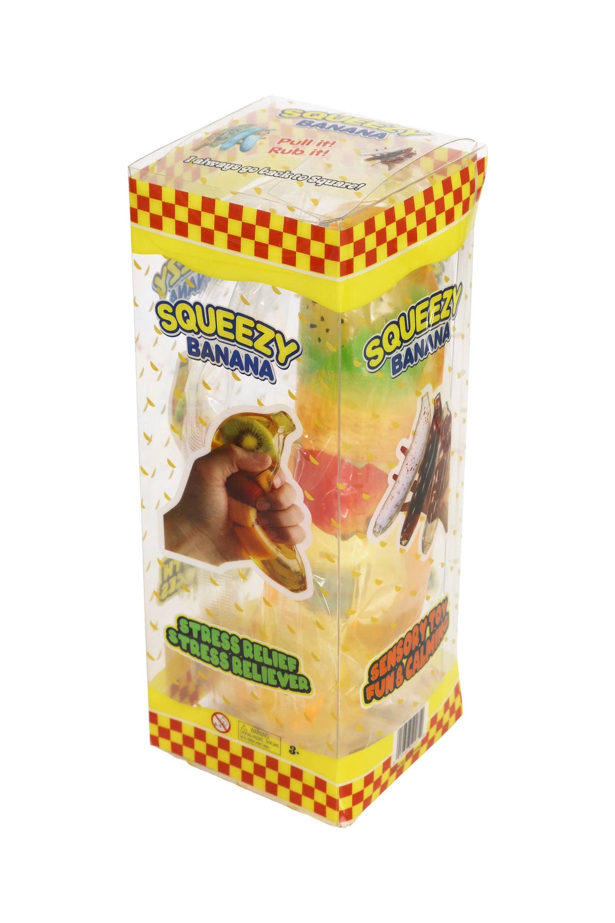 6 Inch Clear Thick Maltose Banana Fruit Slow Rebound Squishy: BANANA / ONE SIZE