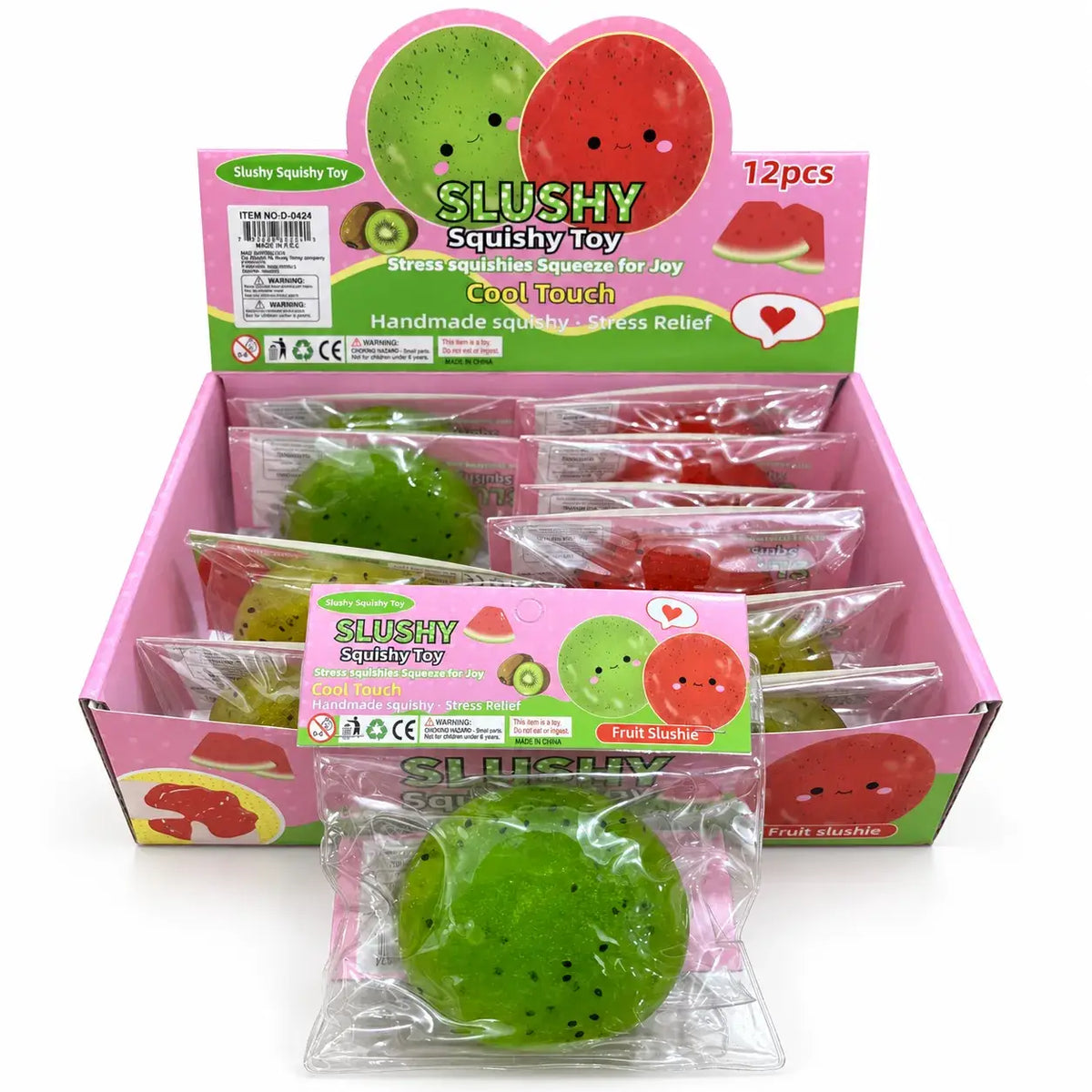 Crunchy Fruit Smoothie Squishy Stress Ball: Random