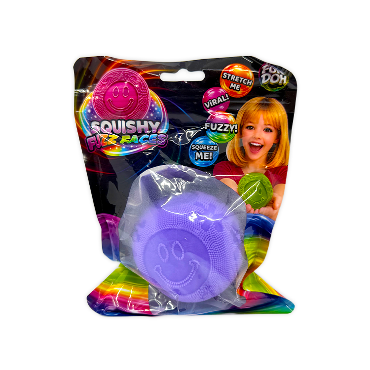 Fun Doh Fuzzy Face Squishy Sensory Toy Variety - 12/Display: Wholesale Price