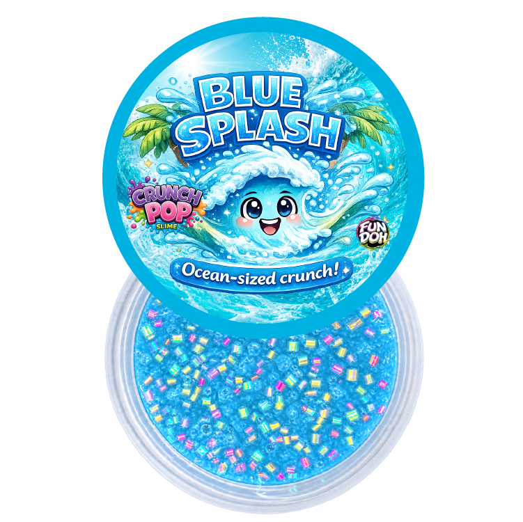 Fun Doh Crunch Pop Color Sensory Squishy Slime - 12/Display: Wholesale Price