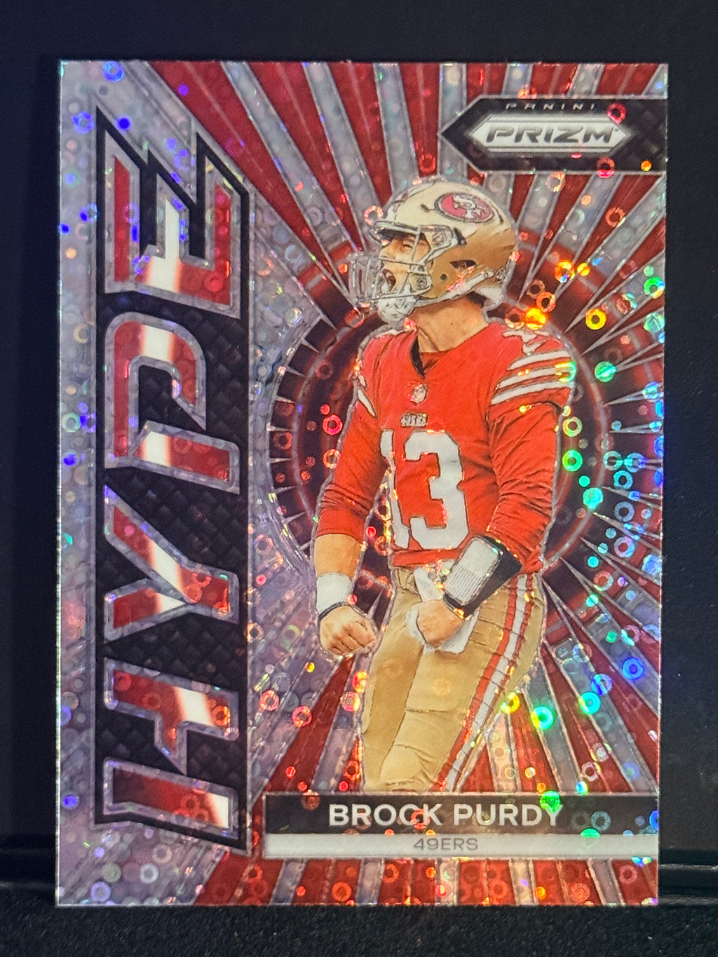 2023 PANINI PRIZM HYPE SILVER DISCO NO HUDDLE #H-2 BROCK PURDY 49ERS