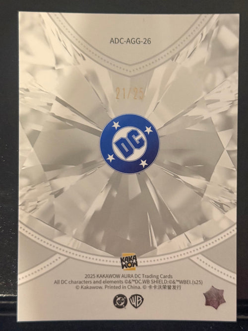 2025 KAKAWOW DC AURA GREEN GEMS #ADC-AGG-26 RORSCHACH #/25
