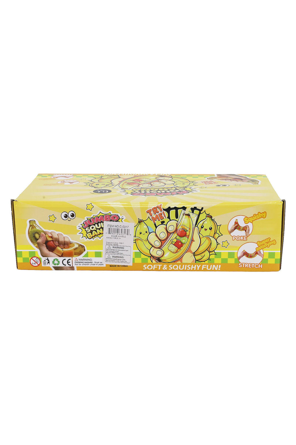 6.5 Inch Coconut Oil Jelly Banana Fruit Zero Rebound Squishy: BANANA / ONE SIZE