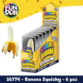 Fun Doh Banana Squishy Stress Relief Toy - 6/Display: Wholesale Price