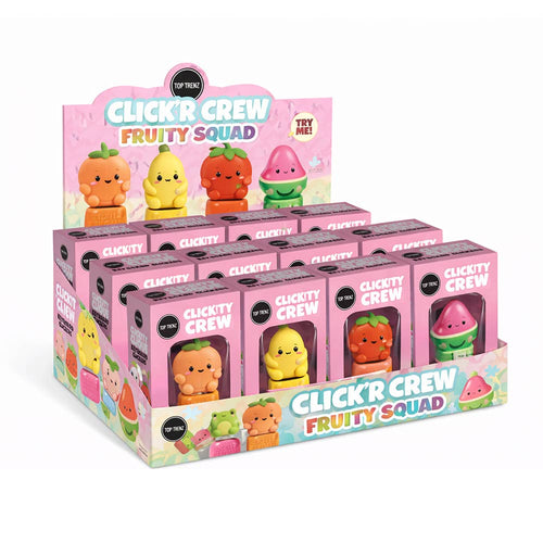CLICK’R CREW Keyboard Clickers -Grumpy Fruit Edition
