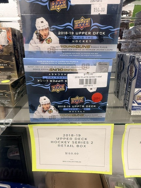 2018-19 UPPER DECK HOCKEY SERIES 2 RETAIL BOX
