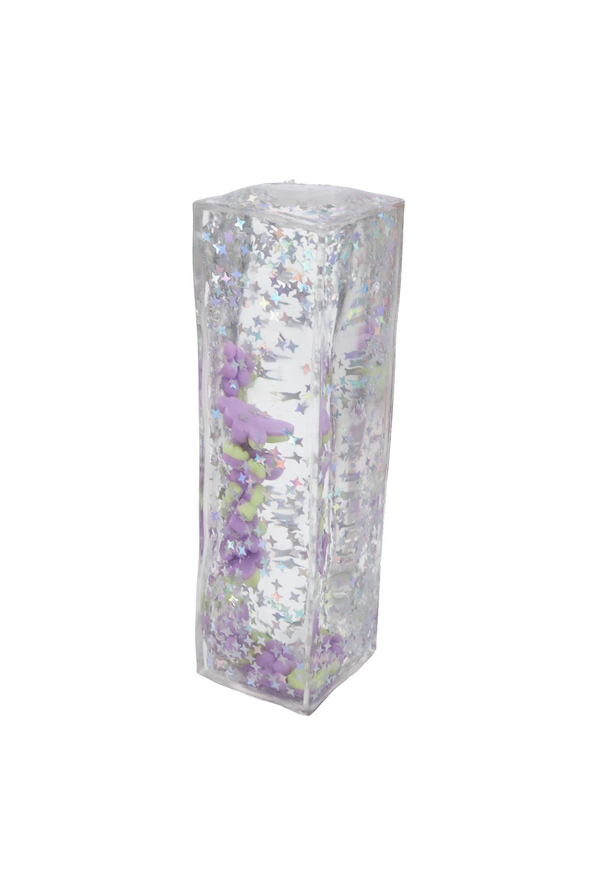 Glittery Fruit Butter Coconut Oil Jelly Zero Rebound Squishy: ASSORTED / ONE SIZE
