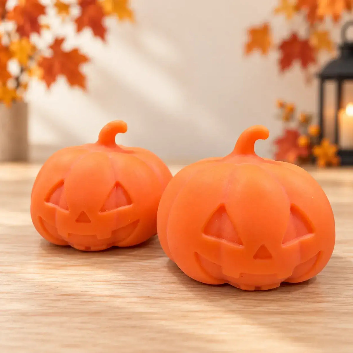 Halloween Crunchy Pumpkin Block Squishy Toy: Pumpkin
