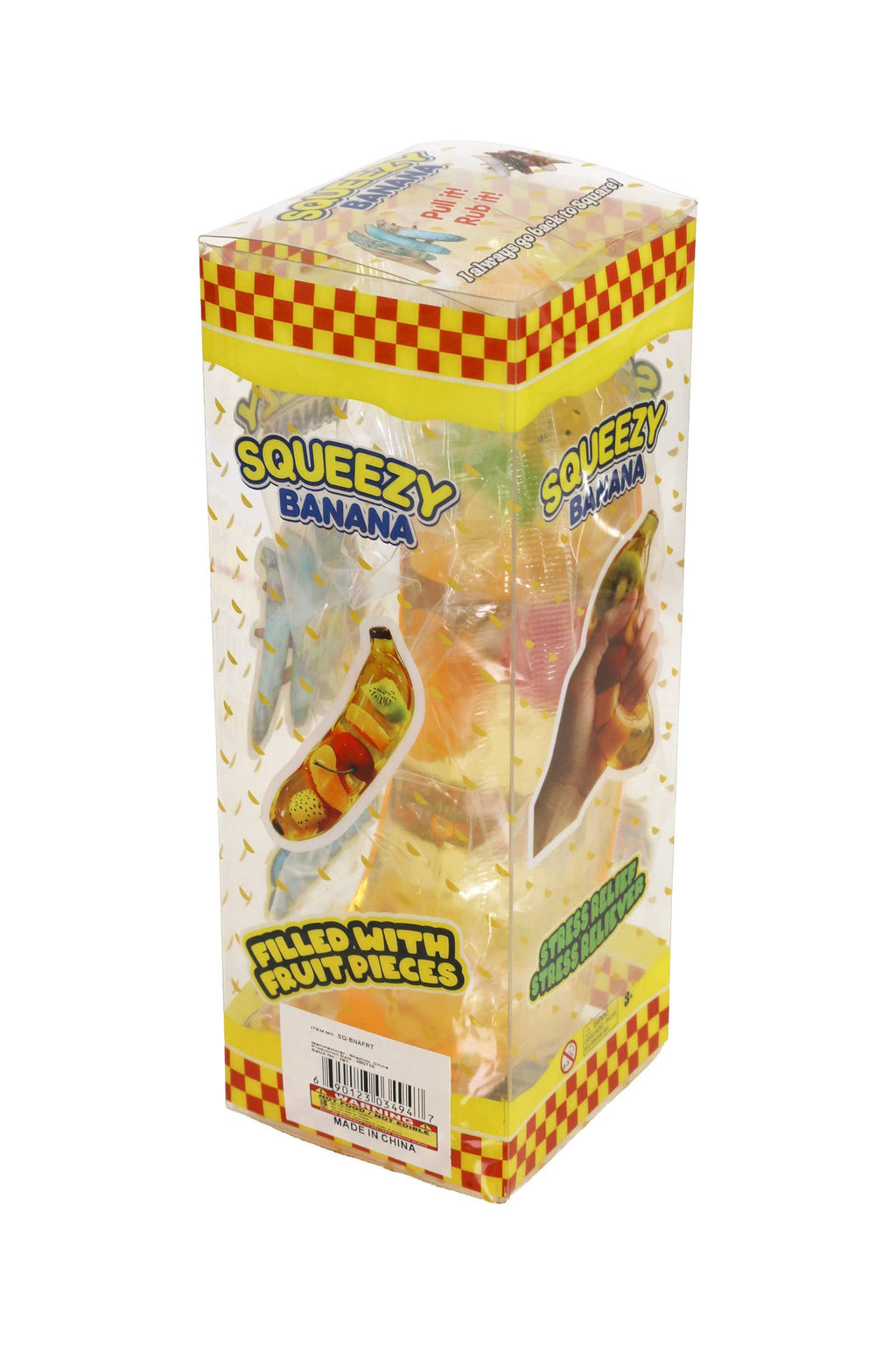 6 Inch Clear Thick Maltose Banana Fruit Slow Rebound Squishy: BANANA / ONE SIZE