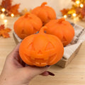 Halloween Crunchy Pumpkin Block Squishy Toy: Pumpkin