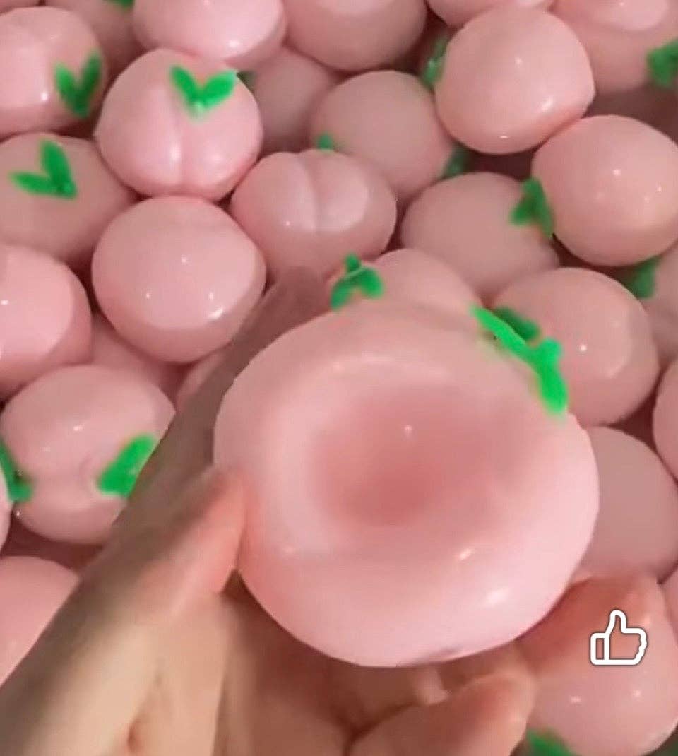 Blushing Peach Coconut Oil Squishy