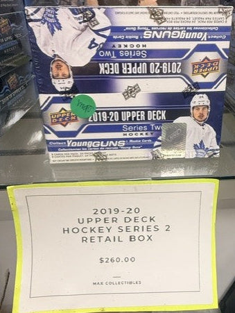 2019-20 UPPER DECK HOCKEY SERIES 2 YOUNG GUNS RETAIL BOX