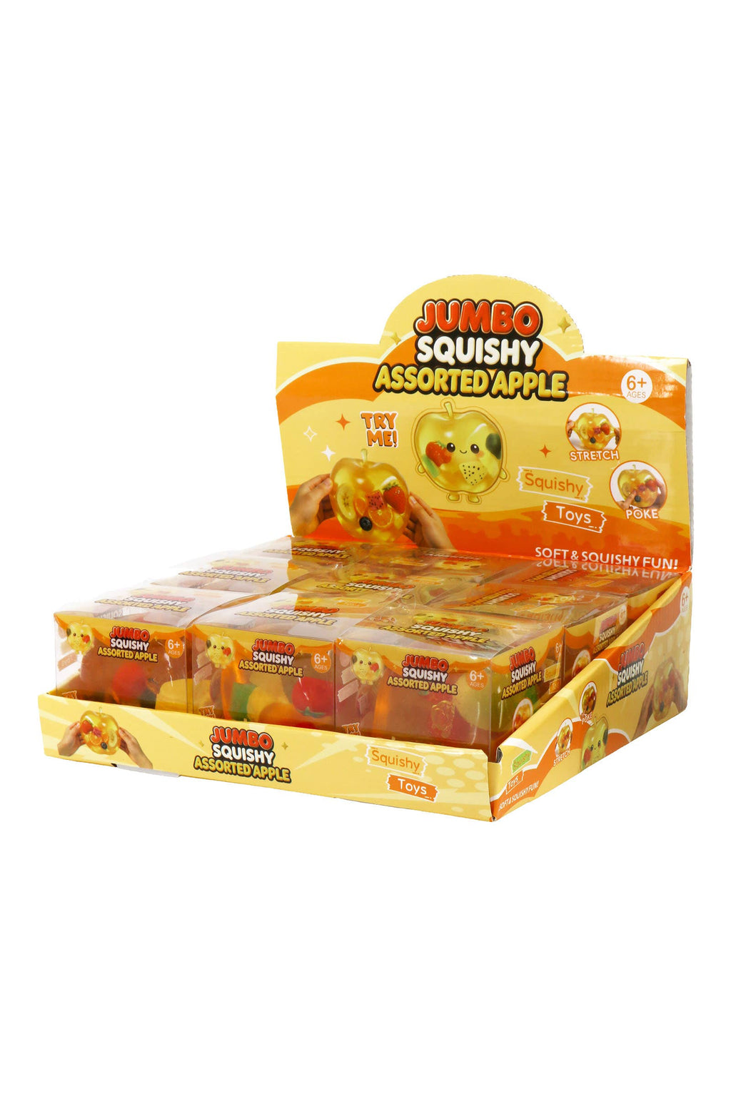 3 Inch Coconut Oil Jelly Apple Fruit Zero Rebound Squishy: APPLE / ONE SIZE