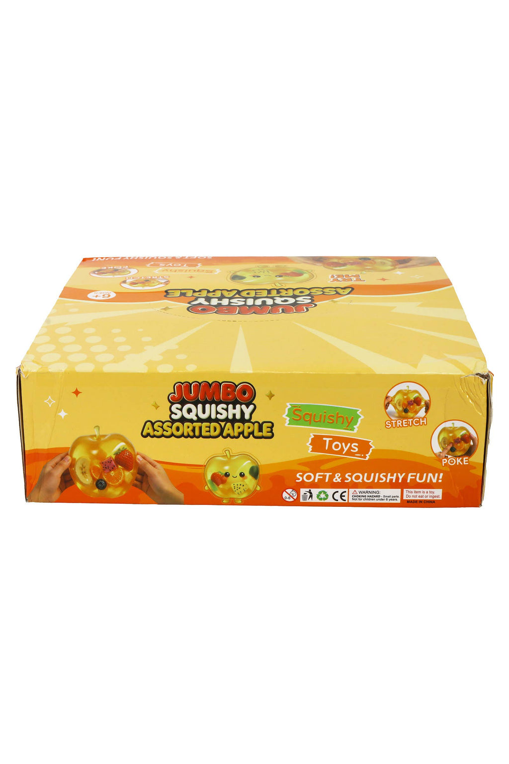 3 Inch Coconut Oil Jelly Apple Fruit Zero Rebound Squishy: APPLE / ONE SIZE