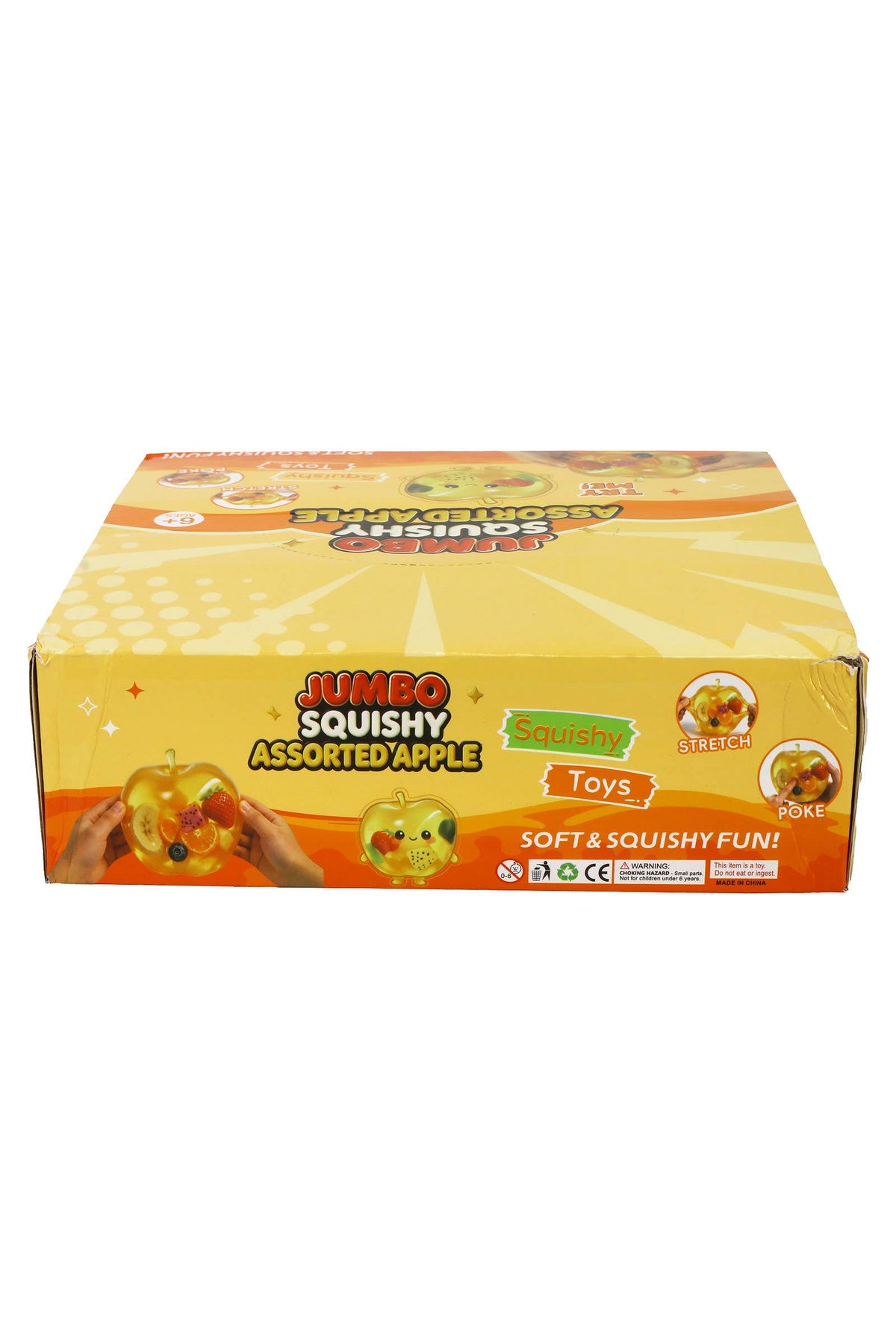 3 Inch Coconut Oil Jelly Apple Fruit Zero Rebound Squishy: APPLE / ONE SIZE