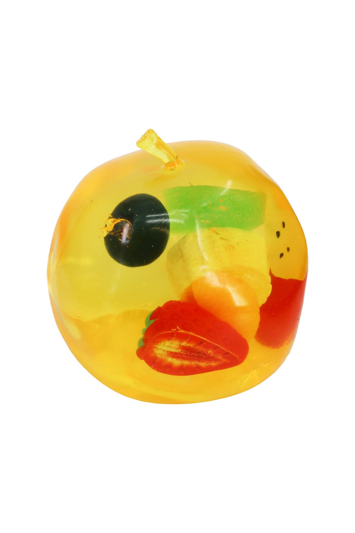 3 Inch Coconut Oil Jelly Apple Fruit Zero Rebound Squishy: APPLE / ONE SIZE