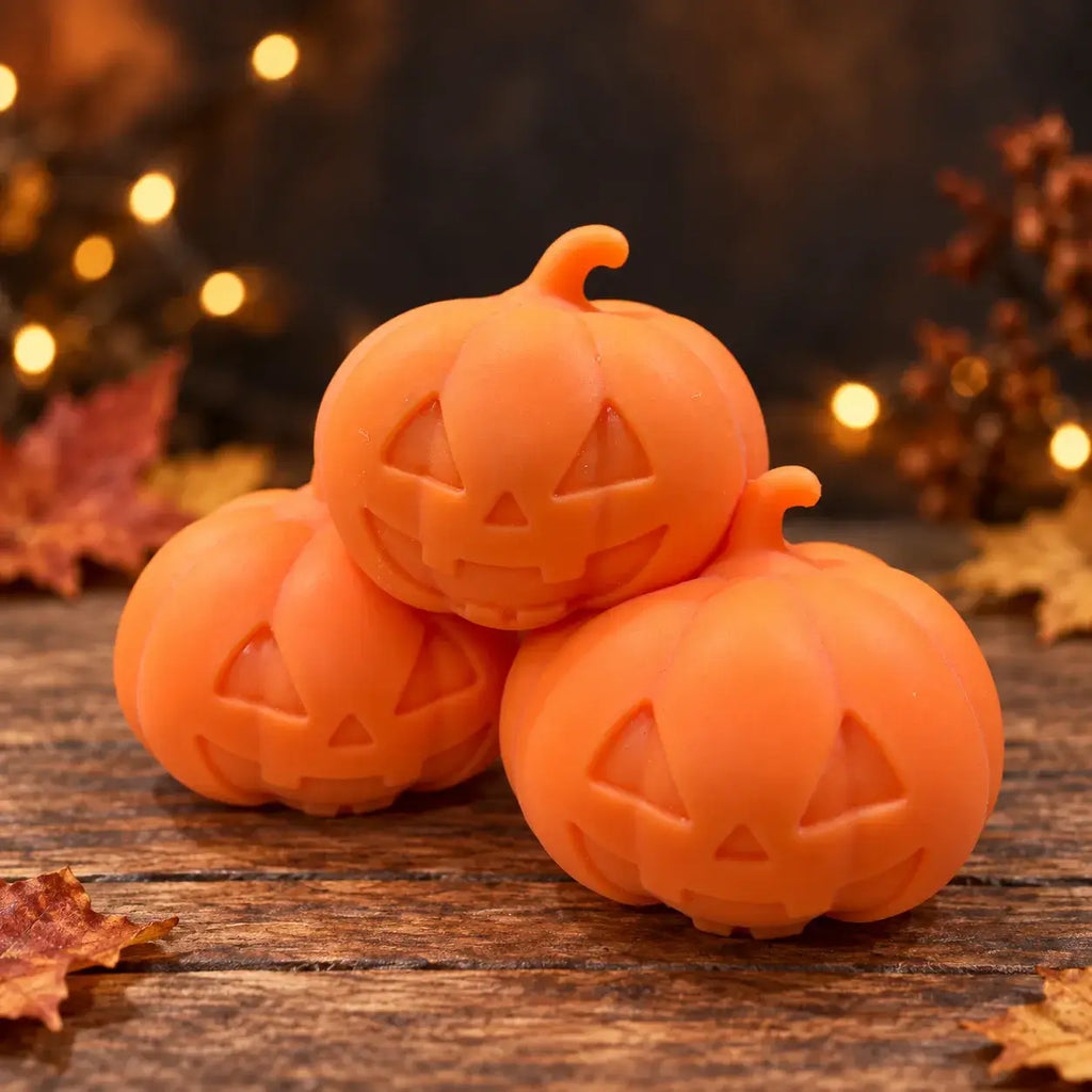 Halloween Crunchy Pumpkin Block Squishy Toy: Pumpkin
