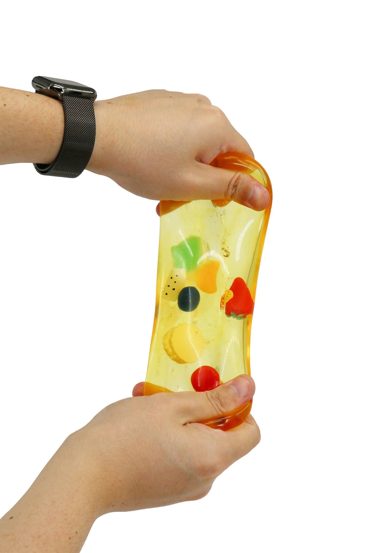 3 Inch Coconut Oil Jelly Apple Fruit Zero Rebound Squishy: APPLE / ONE SIZE